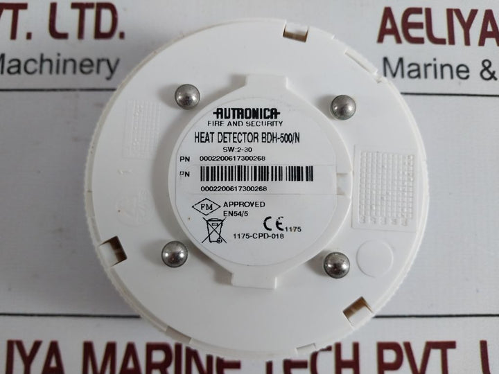 Autronica Bdh-500/N Heat Detector 0002200617300268