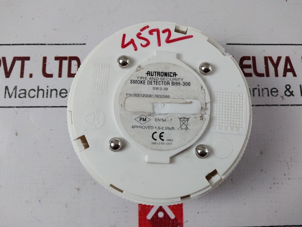 Autronica Bhh-300 Smoke Detector 0001200817602599