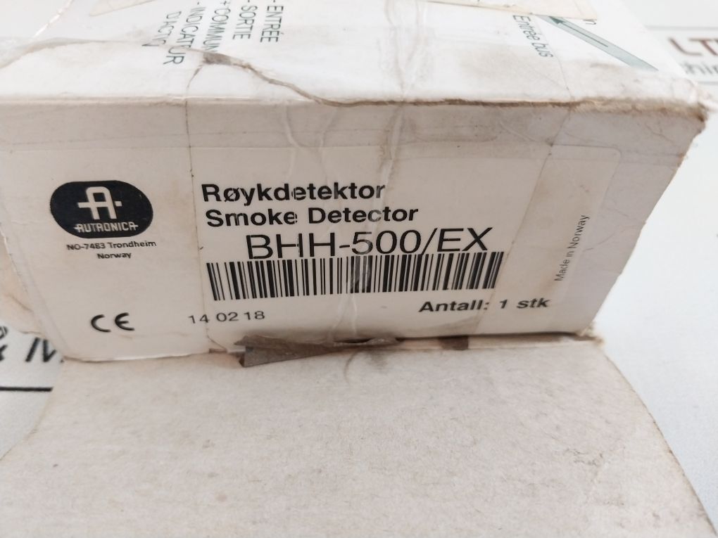 Autronica Bhh-500/Ex Smoke Detector
