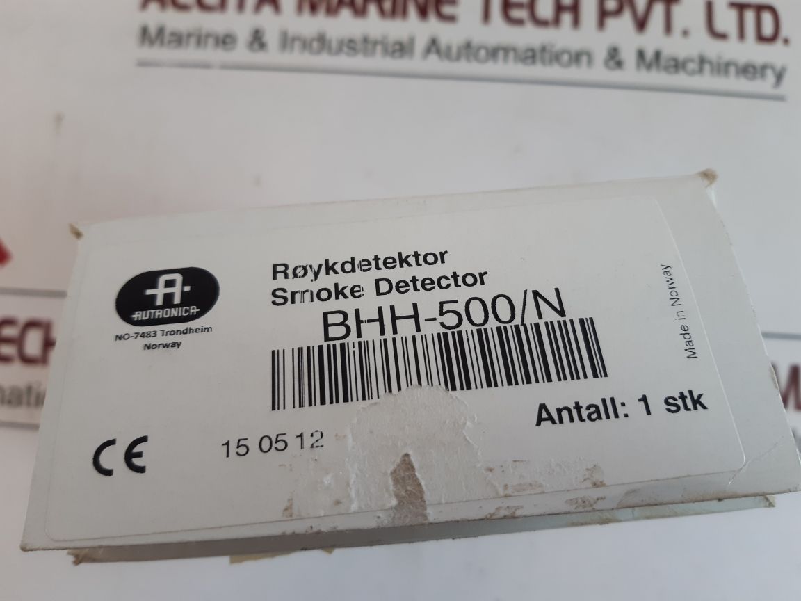 Autronica Bhh-500/N Flame Smoke Detector 0001201513201067
