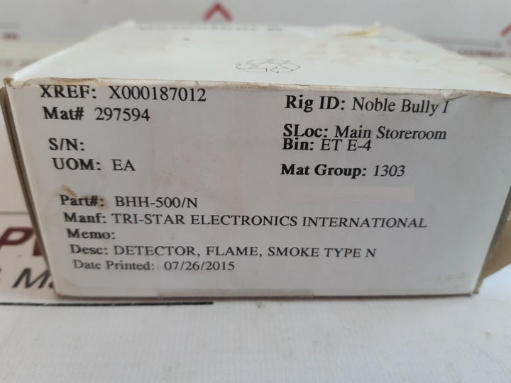 Autronica Bhh-500/N Flame Smoke Detector 0001201513201067