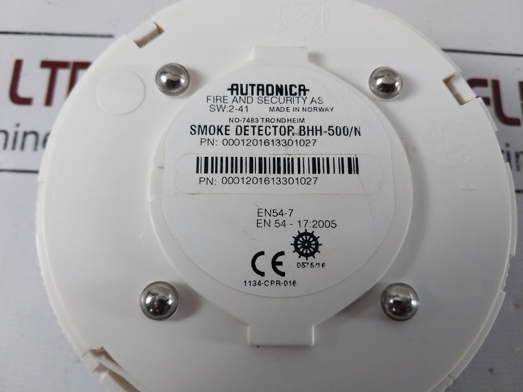 Autronica Bhh-500/N Smoke Detector 0001201613301027
