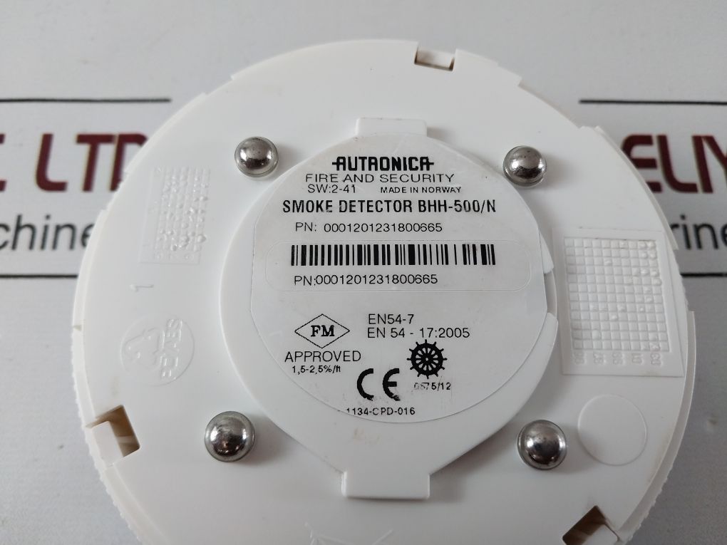 Autronica Bhh-500/N Smoke Detector 0001201231800665