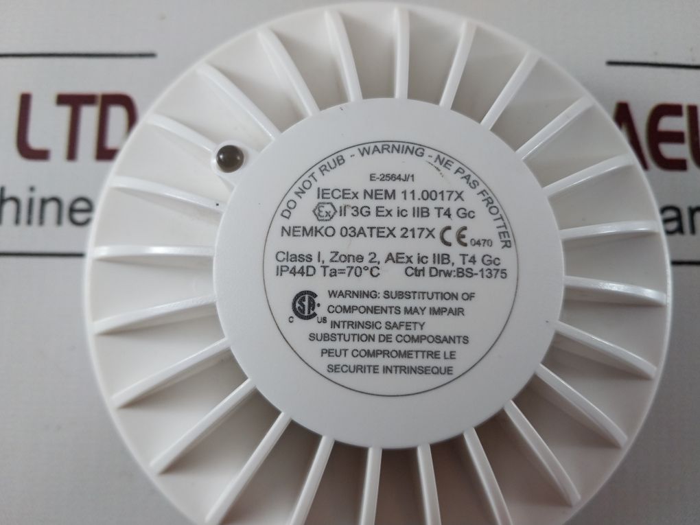 Autronica Bhh-500/N Smoke Detector 0001201613300934