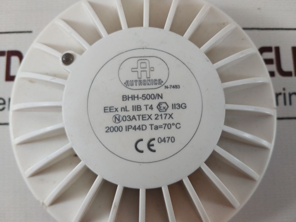 Autronica Bhh-500/N Smoke Detector Ip44D En54-17