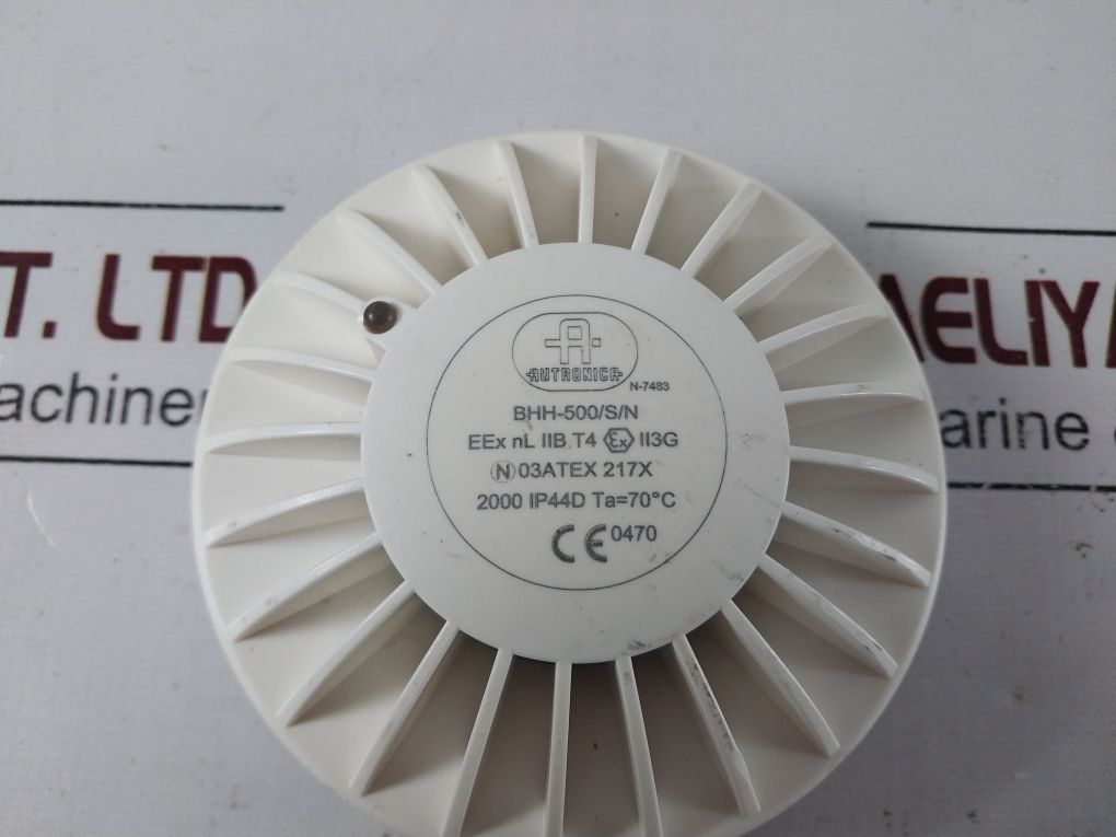 Autronica Bhh-500/S/N Smoke Detector 0001201104100178