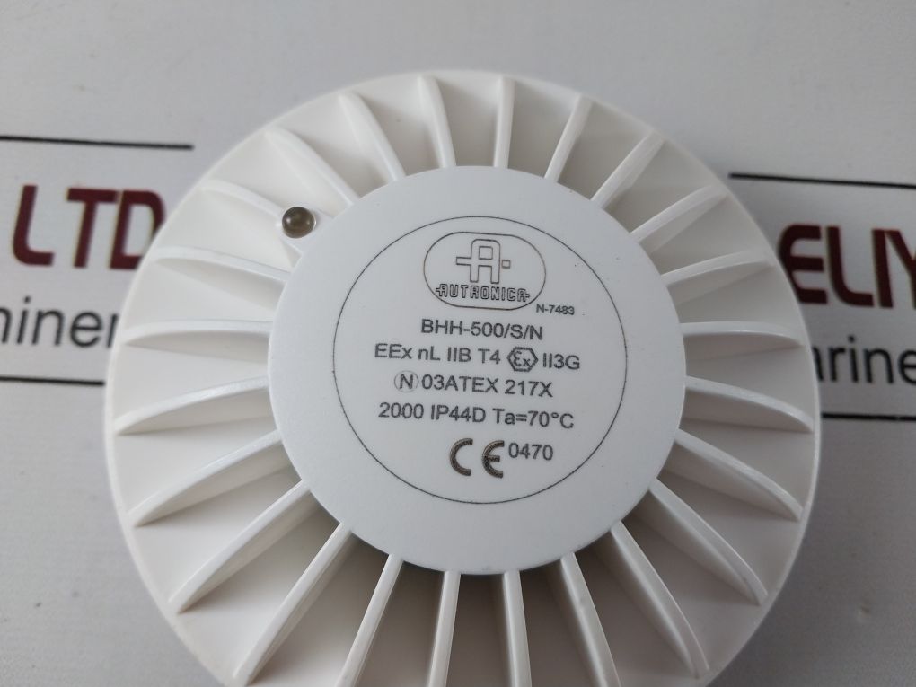 Autronica Bhh-500/S/N Smoke Detector 0001201207400054