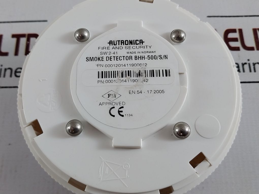 Autronica Bhh-500/S/N Smoke Detector 0001201411900642