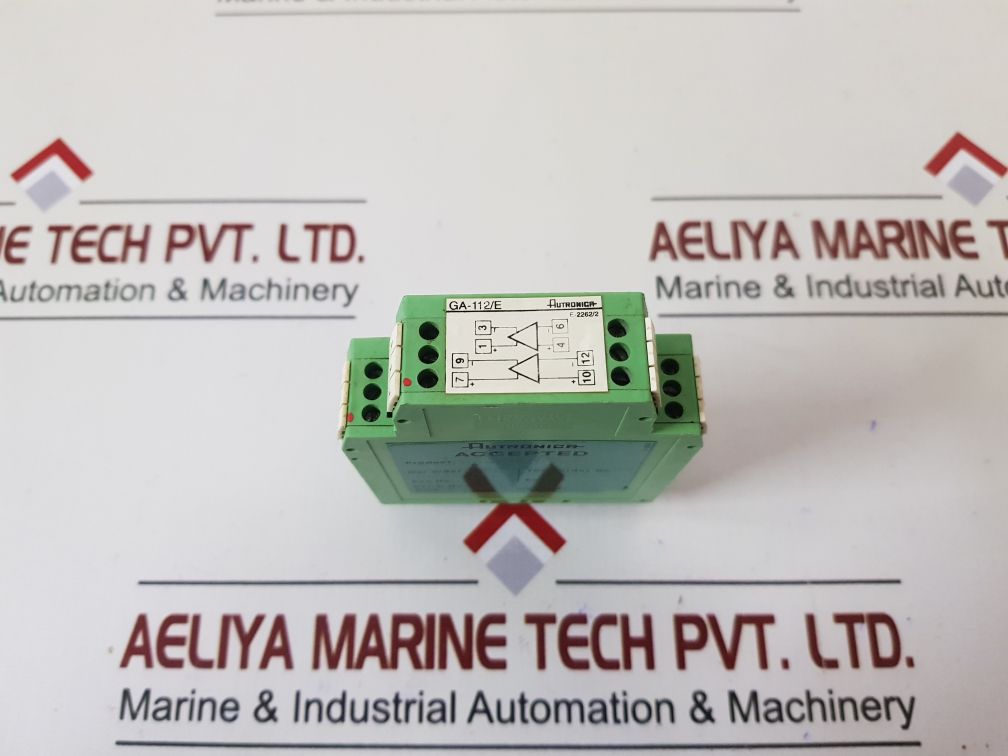 Autronica Ga-112/E Dual Thermocouple Amplifier Measuring Range 0-160°C