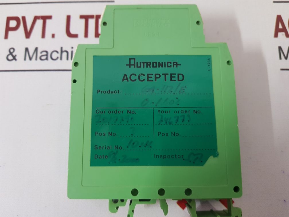 Autronica Ga-112/E Dual Thermocouple Amplifier Measuring Range 0-160°C