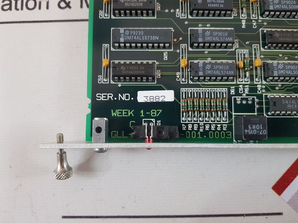 Autronica Gll-90 Processing Card 7258-001.0003