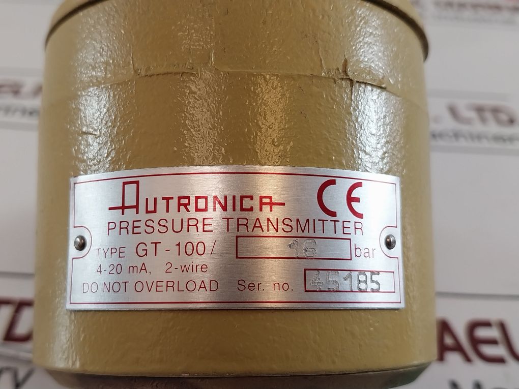 Autronica Gt-10016Bar Pressure Transmitter
