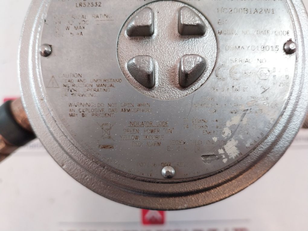 Autronica Hc200B1A2W1 Autro Point Gas Detector 500Nh