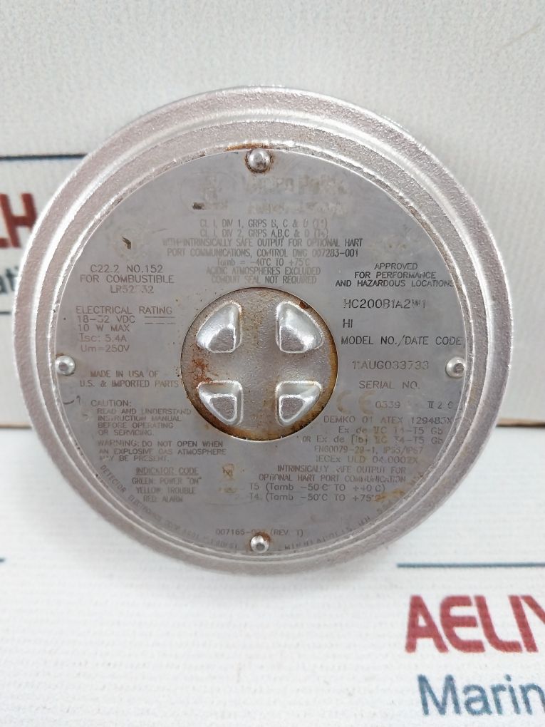 Autronica Hc200B1A2W1 Autro Point Methane Gas Detector