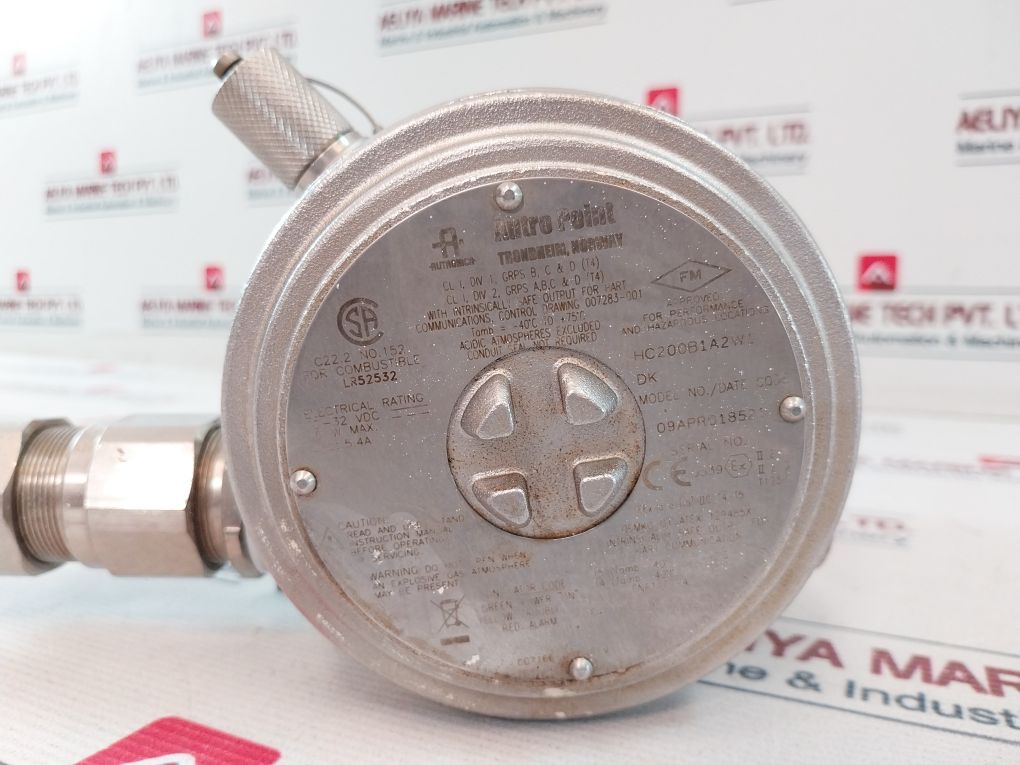Autronica Hc200B1A2W1 Point Methane Gas Detector 18-32 Vdc