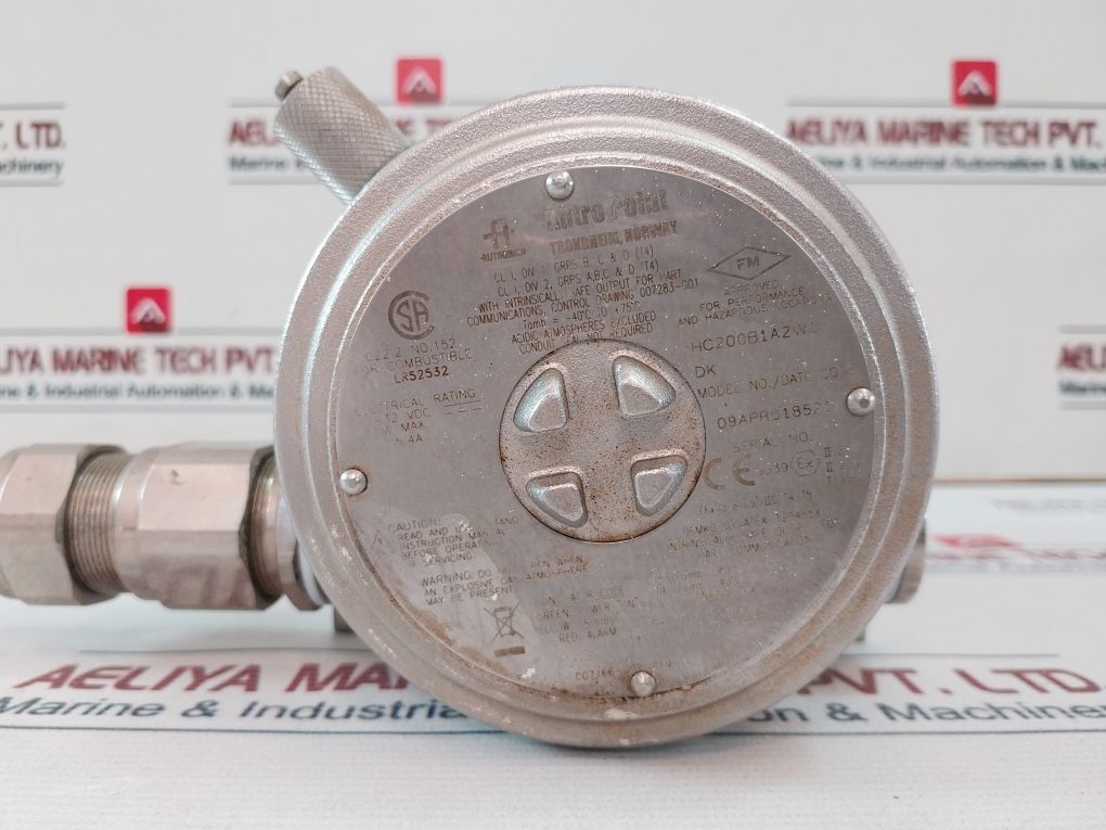 Autronica Hc200B1A2W1 Point Methane Gas Detector 18-32 Vdc