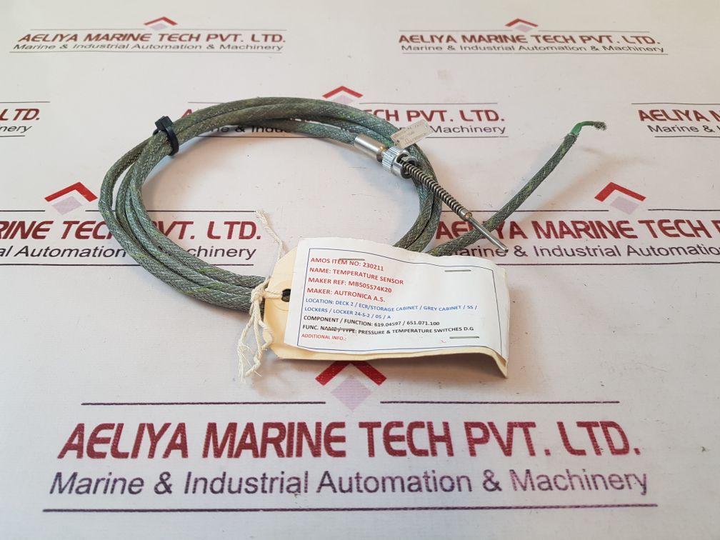 Autronica Mb505S 74 K20 Pressure & Temperature Switch
