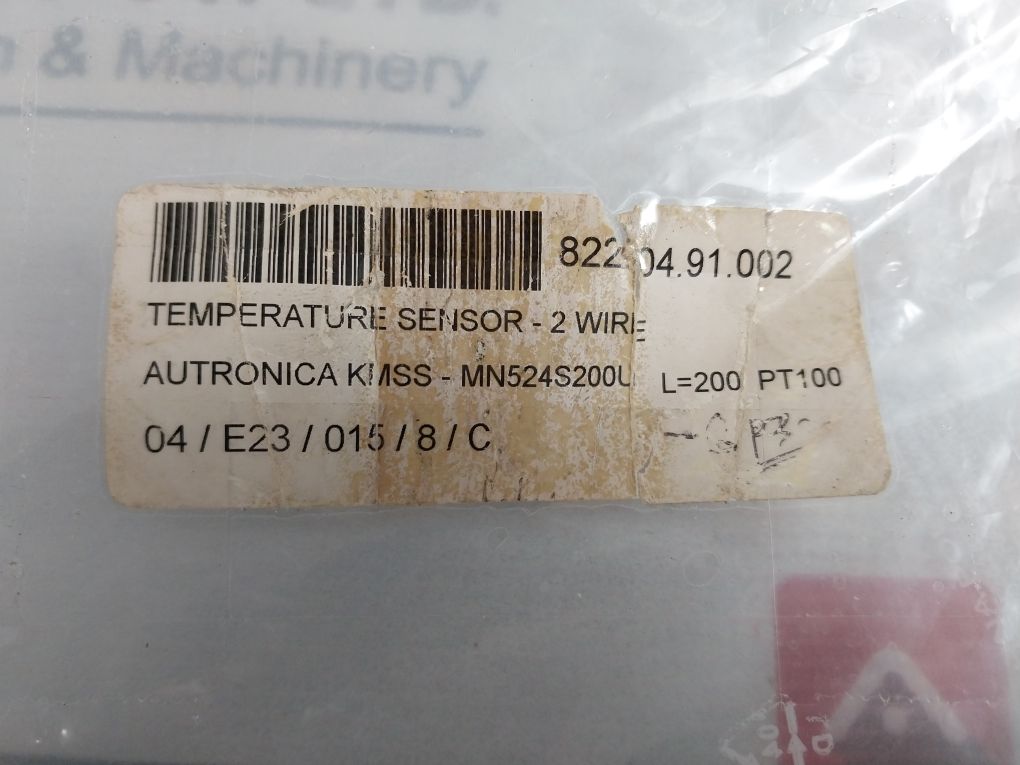 Autronica Mn524S200U Temperature Sensor-2 Pt100Ω/0°C