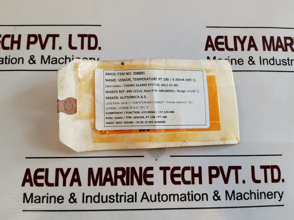 Autronica Mn3009Su Temperature Sensor, Pt 100