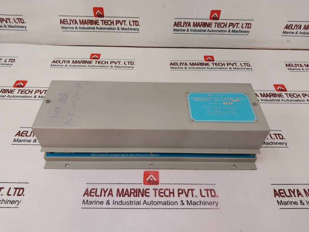 Autronica Xcz-001 Terminal Box With Diode Safety Barriers 19Vdc