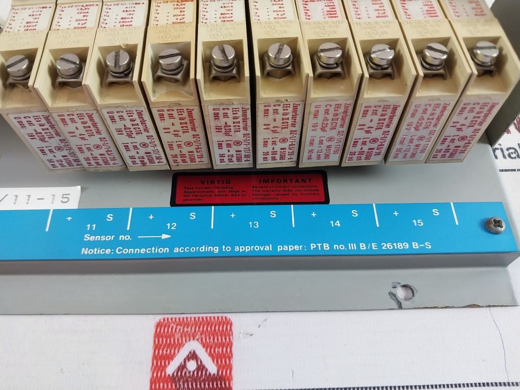 Autronica Xcz-002 11-15 Terminal Box With Diode Safety
