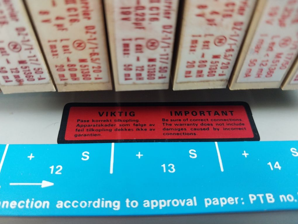 Autronica Xcz-002 11-15 Terminal Box With Diode Safety