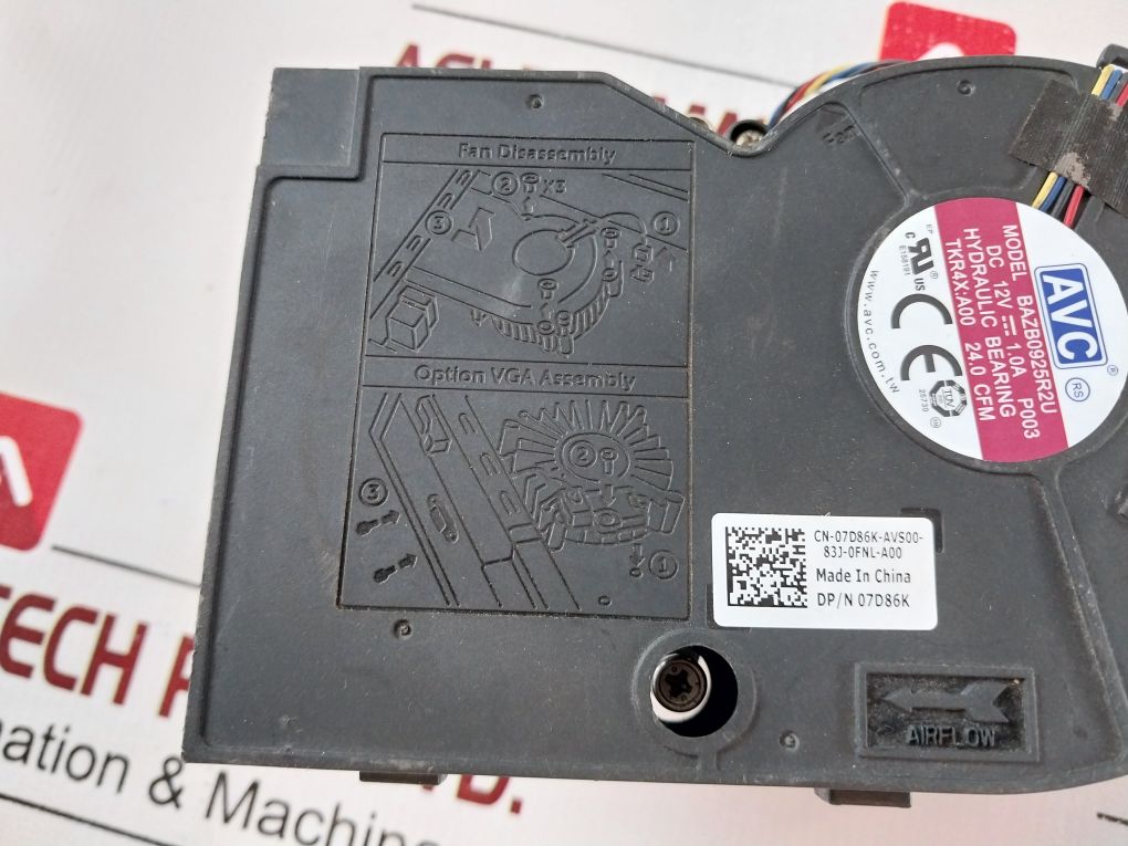 Avc Bazb0925R2U Cpu Fan & Heatsink Tkr4X:A00