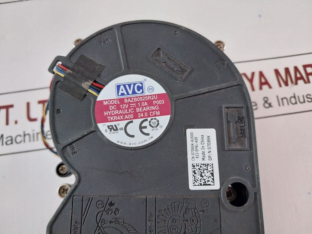 Avc Bazb0925R2U Cpu Fan & Heatsink Tkr4X:A00