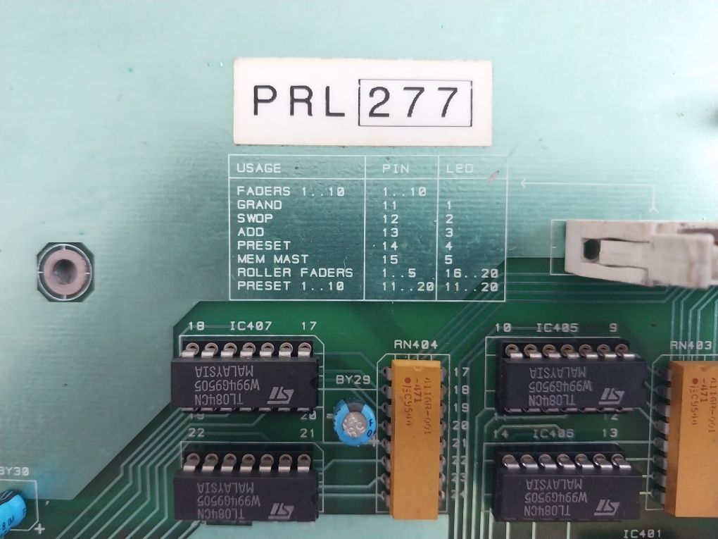 Avolites Pab 5720A Pearl Analogue Board 1201 5720A