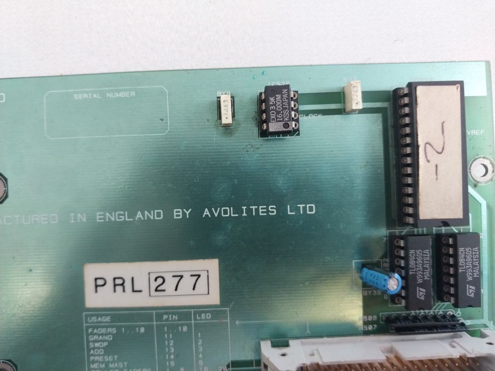 Avolites Pab 5720A Pearl Analogue Board 1201 5720A