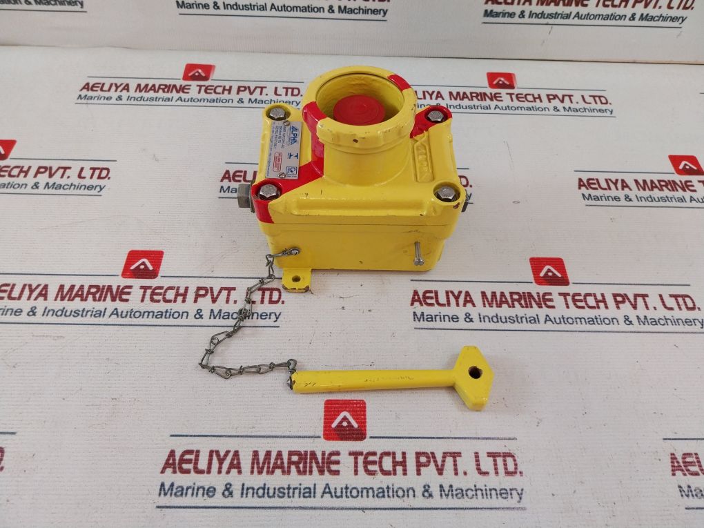 Awr 14P/12H1-h2 Emergency Pushbutton Station & Breaking Glass Hammer Br-exd Iib T6