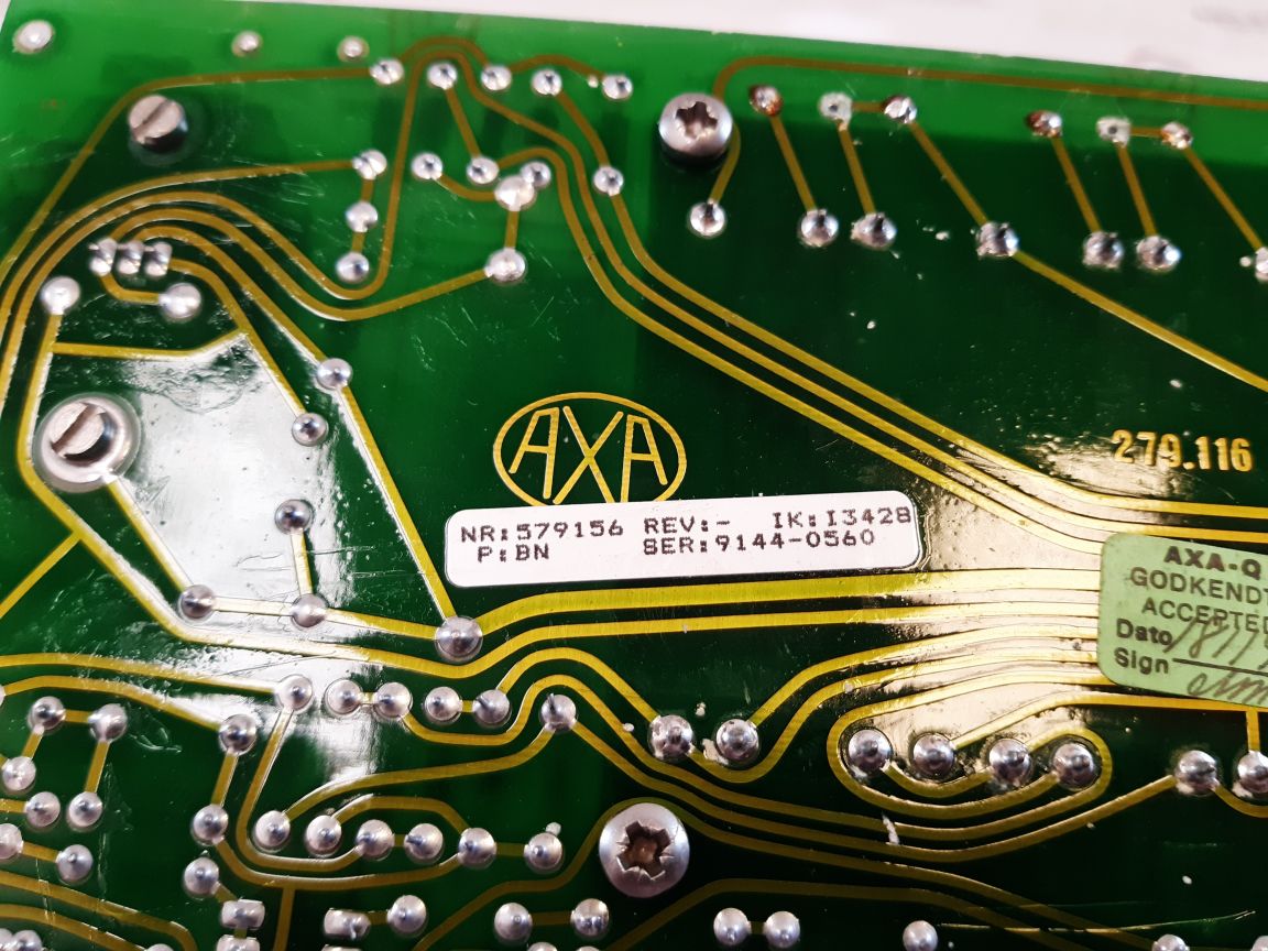 Axa 3Qsp-3 Power Supply ChartPcb Card 579156
