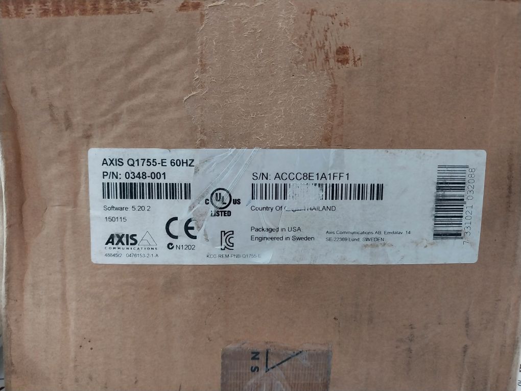 Axis Communications Q1755-e Outdoor Megapixel Network Ip Security Camera