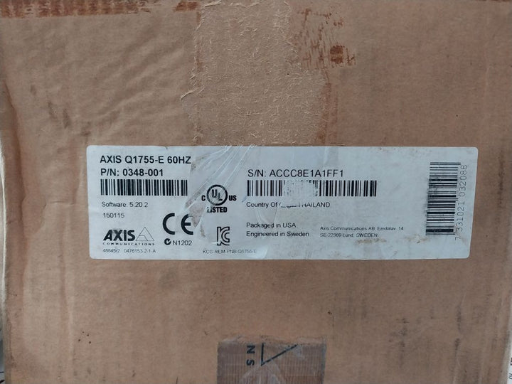 Axis Communications Q1755-e Outdoor Megapixel Network Ip Security Camera