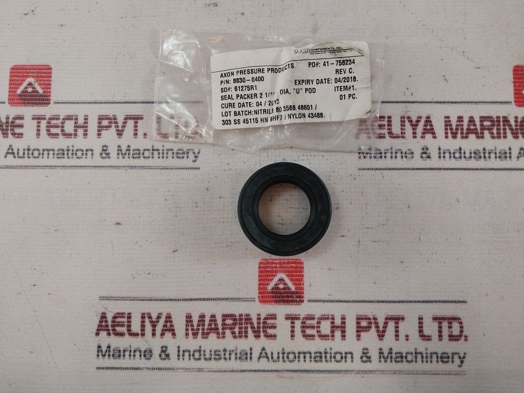 Axon Pressure 8830-0400 Seal Packer 61275R1
