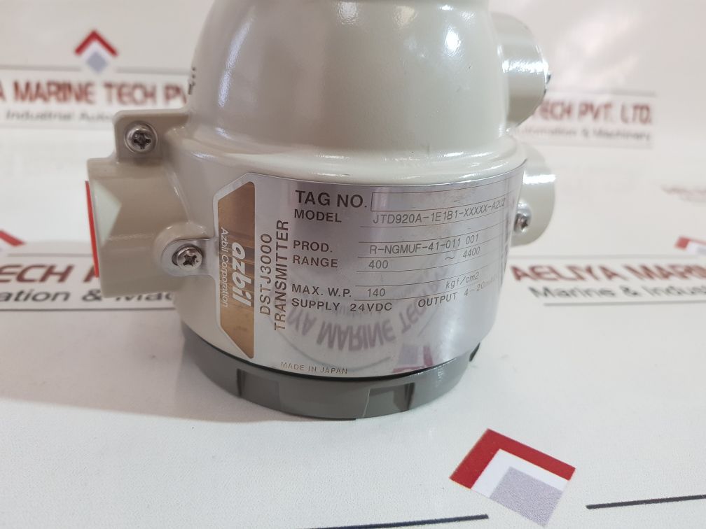 Azbil Jtd920A-1E1B1-xxxxx-a2U2 Transmitter Dstj3000