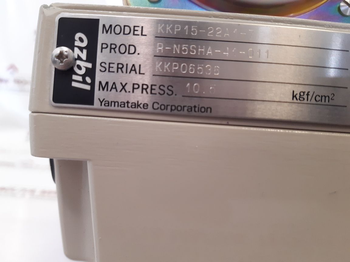 Yamatake Azbil Kz03-1A Air Regulator