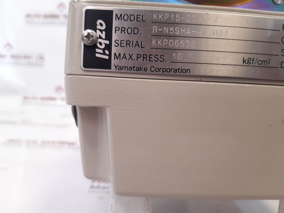 Yamatake Azbil Kz03-1A Air Regulator