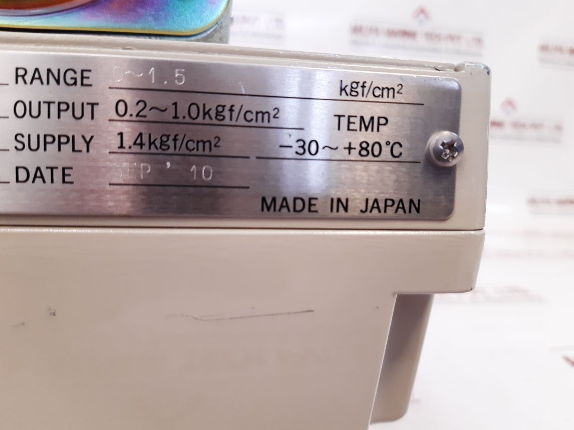 Yamatake Azbil Kz03-1A Air Regulator