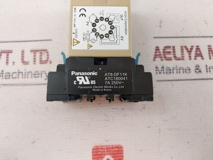 Azbil Panasonic C15Sr0Ta0400 Digital Controller With Base At8-df11K