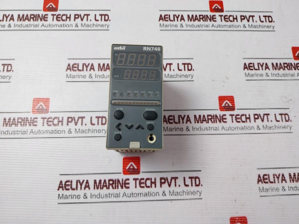 Azbil Rn748A0000 Temperature Controller 100-240V Ac 50/60Hz