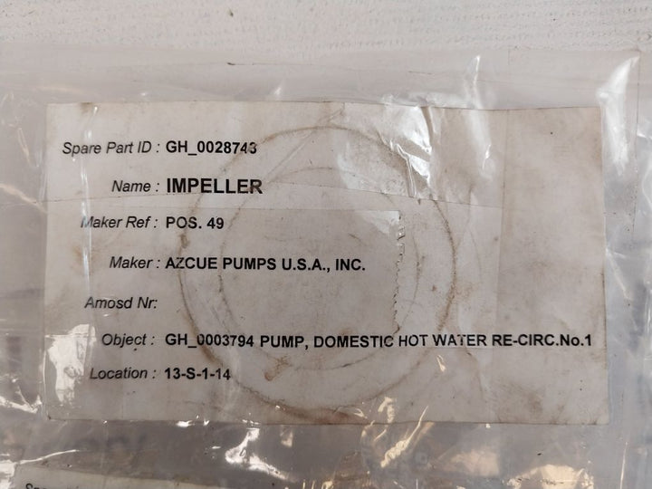 Azcue Pumps Impeller
