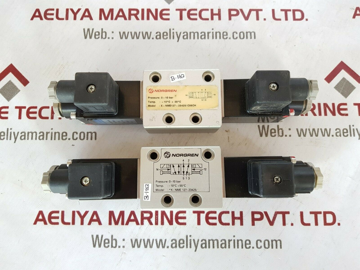 Norgren x-nme 127-23425 solenoid valve 0-10 bar