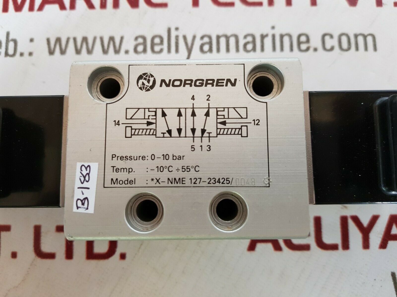 Norgren x-nme 127-23425 solenoid valve 0-10 bar