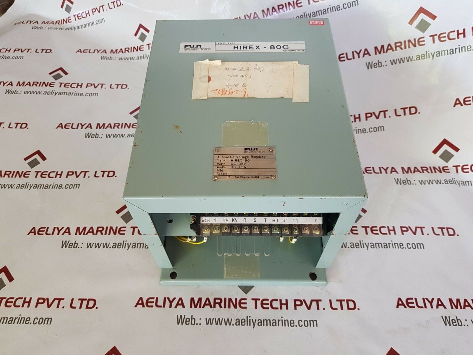 Fuji hirex-80c automatic voltage regulator