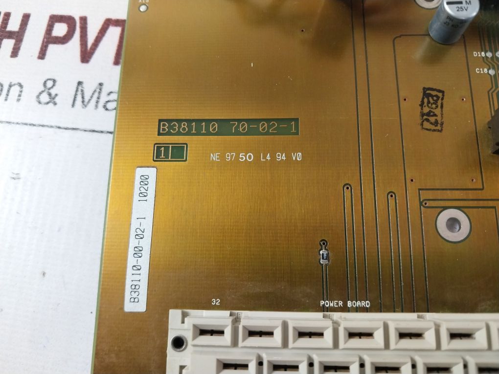 B38110 70-02-1 Pcb Card B38110-00-02-1