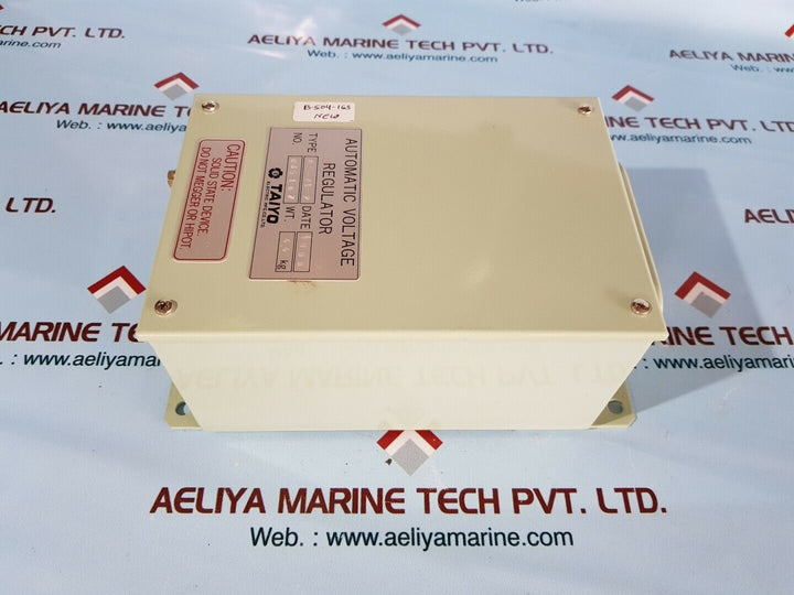 Taiyo as-71-2 automatic voltage regulator 035167