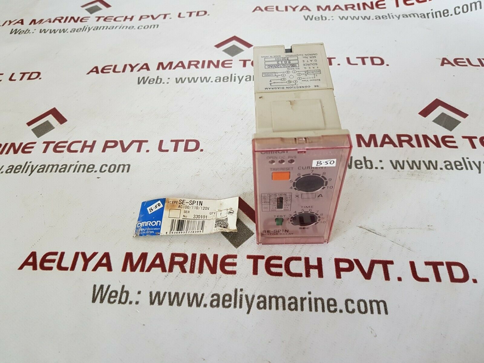 Omron Se-sp1N Motor Relay 100/110/120Vac
