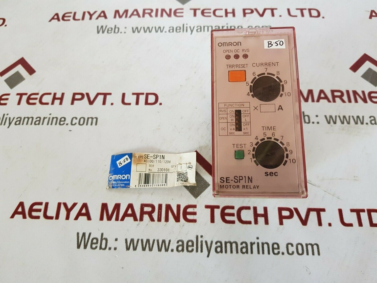 Omron Se-sp1N Motor Relay 100/110/120Vac