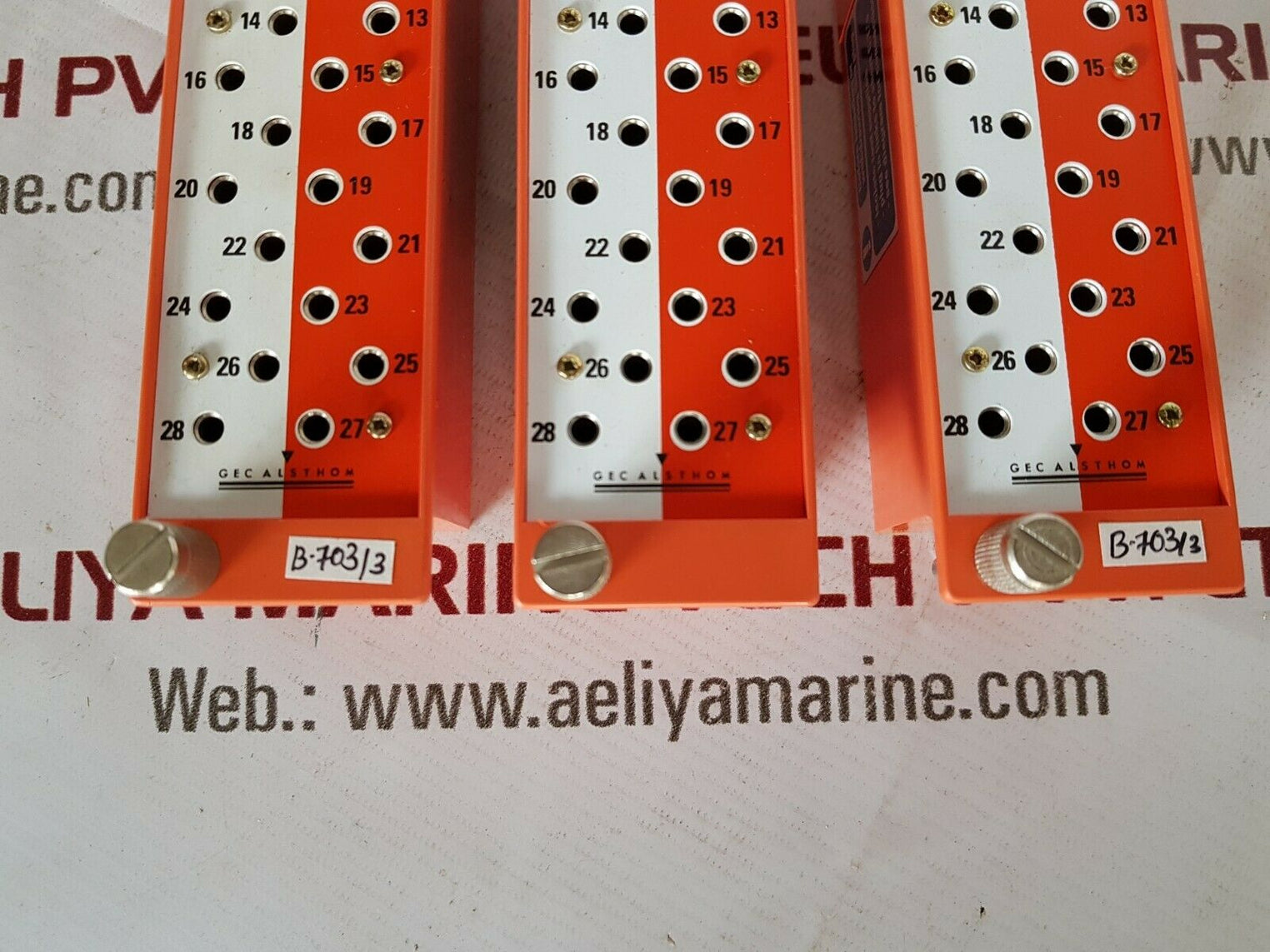 Gec alsthom mmlb01xxaa0011d test block module